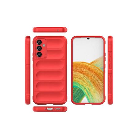 Samsung Galaxy M34 5G Kılıf Kamera Korumalı İçi Kadife Yumuşak Silikon Kapak + Ekran Koruma