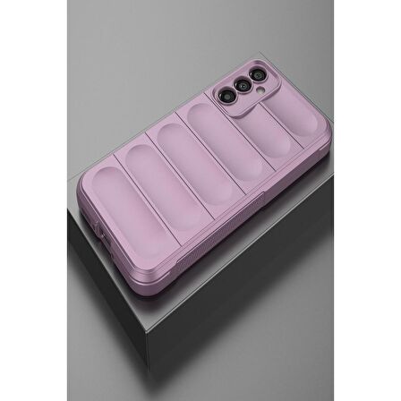 Samsung Galaxy M34 5G Kılıf Kamera Korumalı İçi Kadife Yumuşak Silikon Kapak + Ekran Koruma