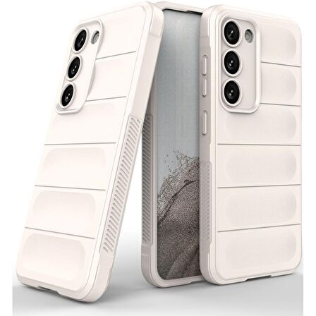 Samsung Galaxy S23 Plus Kılıf Kamera Korumalı İçi Kadife Yumuşak Silikon Kapak + Ekran Koruma