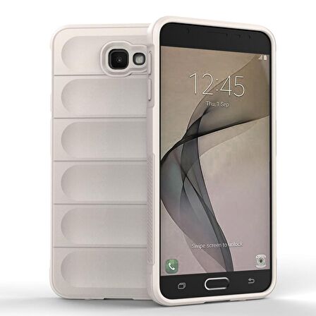 Samsung Galaxy J7 Prime Kılıf Kamera Korumalı İçi Kadife Yumuşak Silikon Kapak + Ekran Koruma