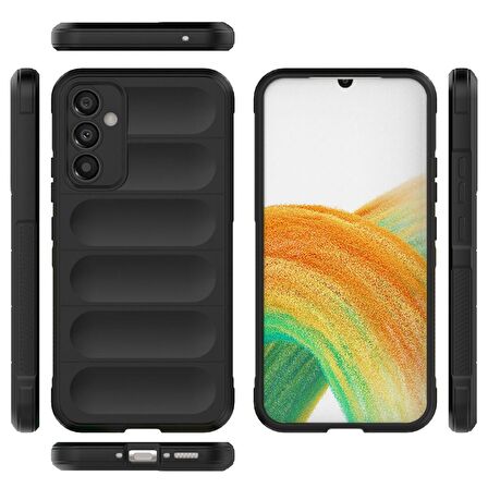Samsung Galaxy A24 4G Kılıf Kamera Korumalı İçi Kadife Yumuşak Silikon Kapak + Ekran Koruma