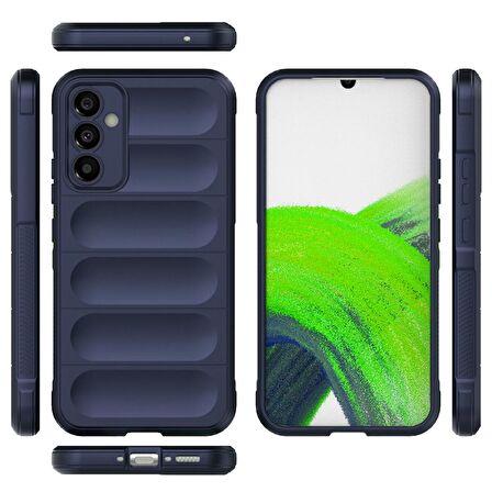 Samsung Galaxy A24 4G Kılıf Kamera Korumalı İçi Kadife Yumuşak Silikon Kapak + Ekran Koruma