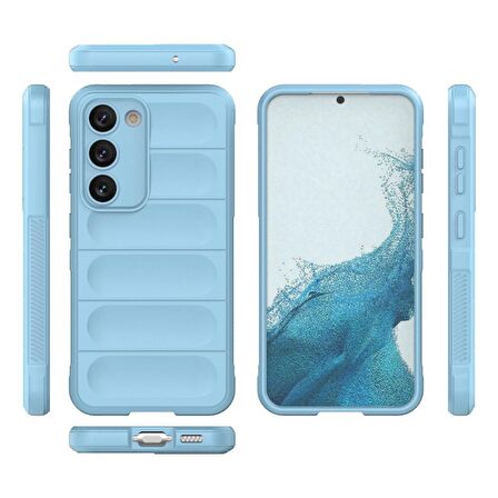 Samsung Galaxy M14 5G Kılıf Kamera Korumalı İçi Kadife Yumuşak Silikon Kapak + Ekran Koruma