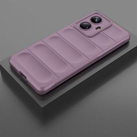 Realme C55 Kılıf Kamera Korumalı İçi Kadife Yumuşak Silikon Kapak + Ekran Koruma