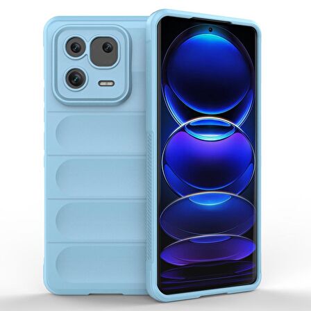 Xiaomi Mi 13 Pro Kılıf Kamera Korumalı İçi Kadife Yumuşak Silikon Kapak + Ekran Koruma