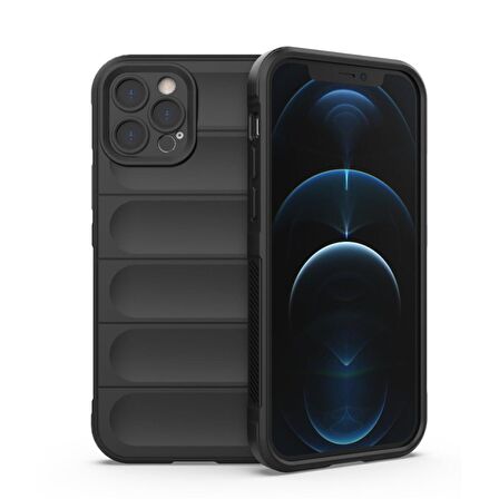 Apple iPhone 14 Pro Max Kılıf Kamera Korumalı İçi Kadife Yumuşak Silikon Kapak + Ekran Koruma
