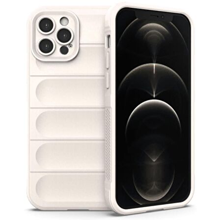 Apple iPhone 14 Pro Kılıf Kamera Korumalı İçi Kadife Yumuşak Silikon Kapak + Ekran Koruma