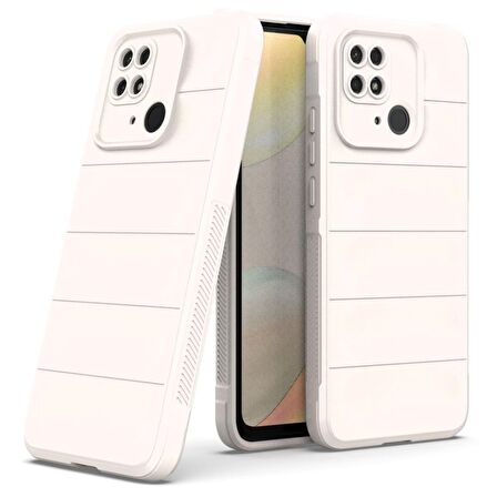 Xiaomi Redmi 10C Kılıf Kamera Korumalı İçi Kadife Yumuşak Silikon Kapak + Ekran Koruma