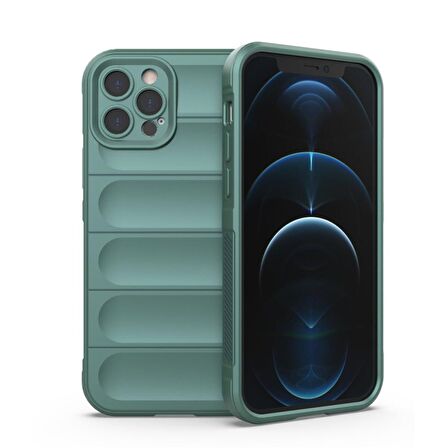Apple iPhone 11 Pro Kılıf Kamera Korumalı İçi Kadife Yumuşak Silikon Kapak + Ekran Koruma