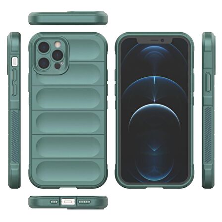 Apple iPhone 11 Pro Kılıf Kamera Korumalı İçi Kadife Yumuşak Silikon Kapak + Ekran Koruma