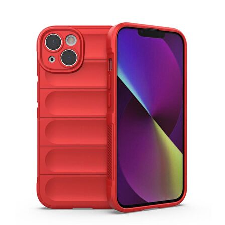 Apple iPhone 13 Kılıf Kamera Korumalı İçi Kadife Yumuşak Silikon Kapak + Ekran Koruma