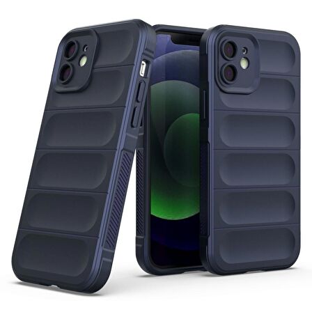 Apple iPhone 11 Kılıf Kamera Korumalı İçi Kadife Yumuşak Silikon Kapak + Ekran Koruma
