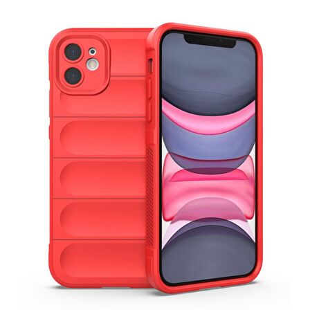 Apple iPhone 11 Kılıf Kamera Korumalı İçi Kadife Yumuşak Silikon Kapak + Ekran Koruma