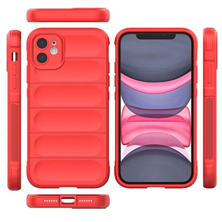 Apple iPhone 11 Kılıf Kamera Korumalı İçi Kadife Yumuşak Silikon Kapak + Ekran Koruma