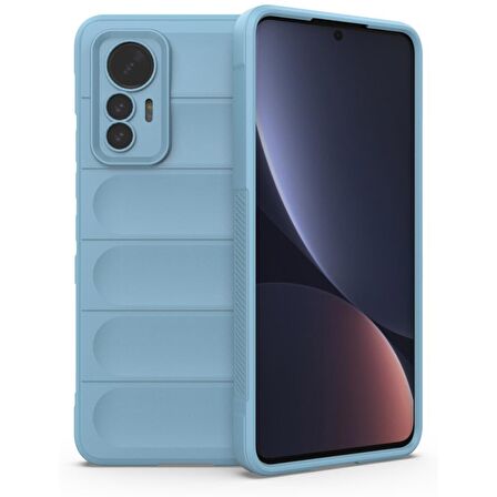 Xiaomi Mi 12 Lite Kılıf Kamera Korumalı İçi Kadife Yumuşak Silikon Kapak + Ekran Koruma