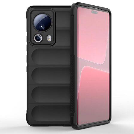 Xiaomi Mi 13 Lite Kılıf Kamera Korumalı İçi Kadife Yumuşak Silikon Kapak + Ekran Koruma