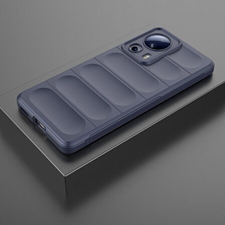 Xiaomi Mi 13 Lite Kılıf Kamera Korumalı İçi Kadife Yumuşak Silikon Kapak + Ekran Koruma