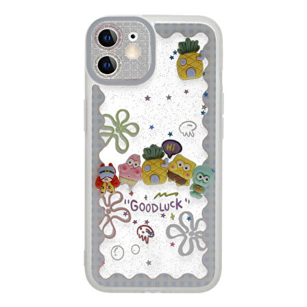 Apple iPhone 12 Uyumlu Kılıf Sweet Desenli Silikon Kapak