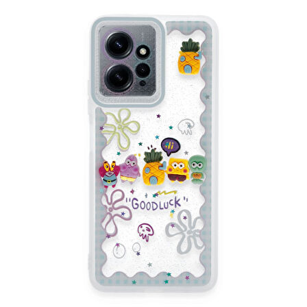Xiaomi Redmi Note 12 4G Uyumlu Kılıf Sweet Desenli Silikon Kapak