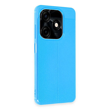 Tecno Spark 20 / 20C Kılıf Auto Focus Deri Görünümlü Silikon Kapak
