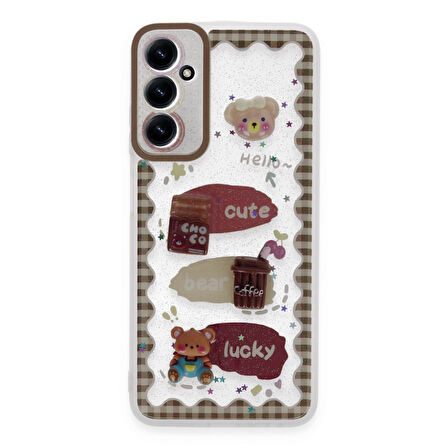 Samsung Galaxy A15 4G Uyumlu Kılıf Sweet Desenli Silikon Kapak