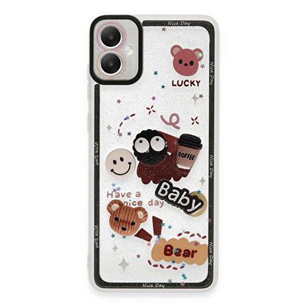 Samsung Galaxy A05 Uyumlu Kılıf Sweet Desenli Silikon Kapak