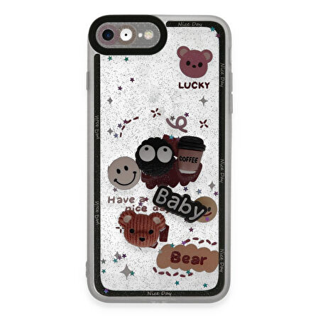 Apple iPhone 7 / 8 Uyumlu Kılıf Sweet Desenli Silikon Kapak