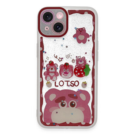 Apple iPhone 14 Uyumlu Kılıf Sweet Desenli Silikon Kapak