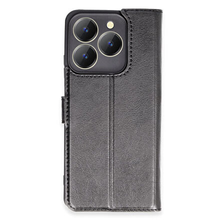 Realme C63 Kılıf Trend S Plus Kapaklı Kartlıklı Stan Olabilen Kapaklı Kılıf