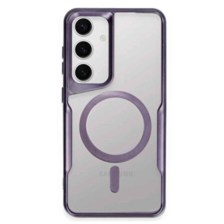 Samsung Galaxy S24 Kılıf Boyi Magsafe Silikon Kapak + Ekran Koruma + Kablo Koruma