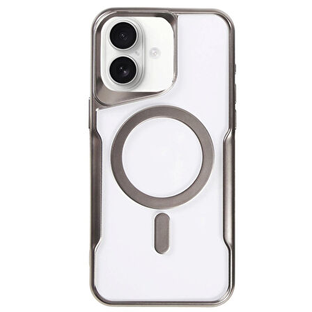 Apple İphone 16 Plus Kılıf Boyi Magsafe Silikon Kapak + Ekran Koruma + Kablo Koruma