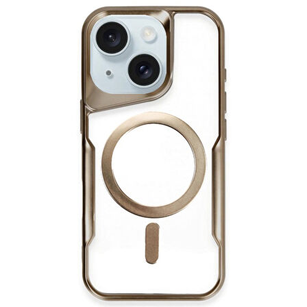 Apple İphone 15 Plus Kılıf Boyi Magsafe Silikon Kapak + Ekran Koruma + Kablo Koruma