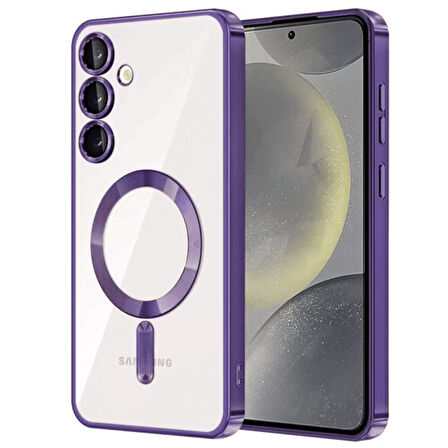 Samsung Galaxy S23 Kılıf Kross Magneticsafe Kapak + Ekran koruma + Kablo Koruma 