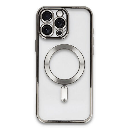 Apple İphone 16 Pro Kılıf Kross Magneticsafe Kapak + Ekran koruma + Kablo Koruma 