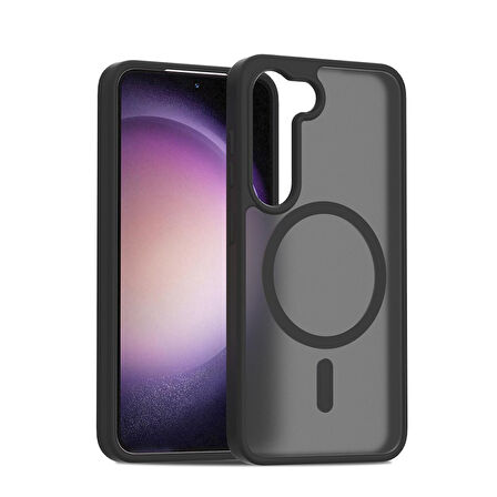 Samsung Galaxy S23 FE Kılıf Jota Magsafe Kenarları Renkli Tasarım Kapak