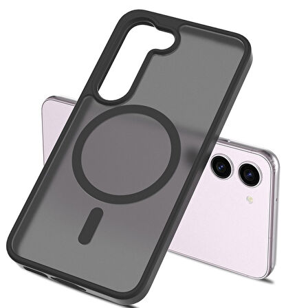 Samsung Galaxy S23 FE Kılıf Jota Magsafe Kenarları Renkli Tasarım Kapak