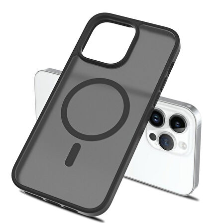 Apple İphone 14 Pro Kılıf Jota Magsafe Kenarları Renkli Tasarım Kapak