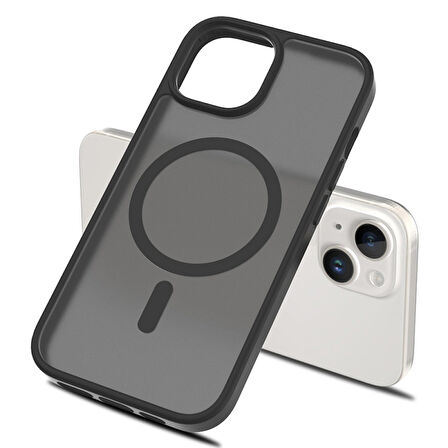 Apple İphone 13 Kılıf Jota Magsafe Kenarları Renkli Tasarım Kapak