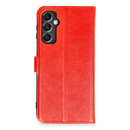 Samsung Galaxy M34 5G Kılıf Trend S Plus Kapaklı Kartlıklı Stan Olabilen Kapaklı Kılıf