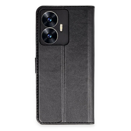 Realme C55 Kılıf Trend S Plus Kapaklı Kartlıklı Stan Olabilen Kapaklı Kılıf