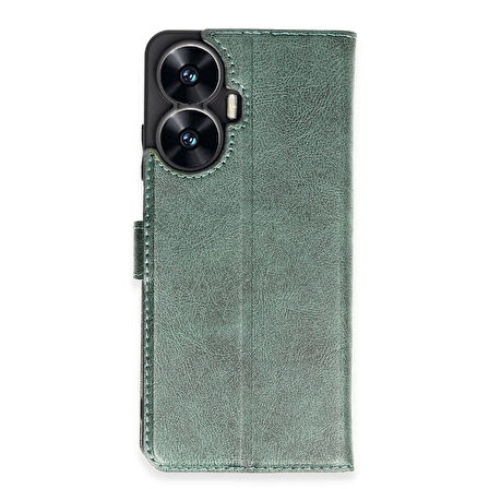 Realme C55 Kılıf Trend S Plus Kapaklı Kartlıklı Stan Olabilen Kapaklı Kılıf