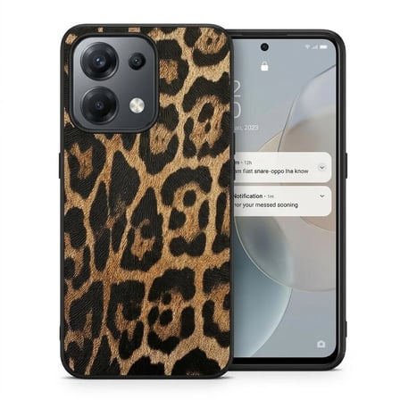 Oppo Reno14 F Kılıf Leopar Desenli Lüks Tasarım Esnek ve Dayanıklı Arka Kapak