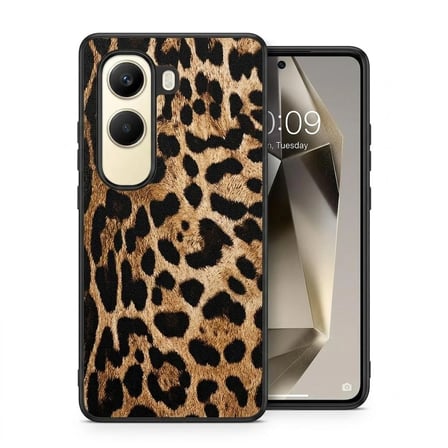 Infinix Hot 50 Pro+ Kılıf Leopar Desenli Lüks Tasarım Esnek ve Dayanıklı Arka Kapak