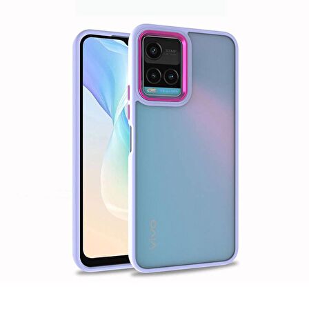Vivo Y21S Kılıf Buton Ve Kamera Korumalı Flora Silikon Kapak