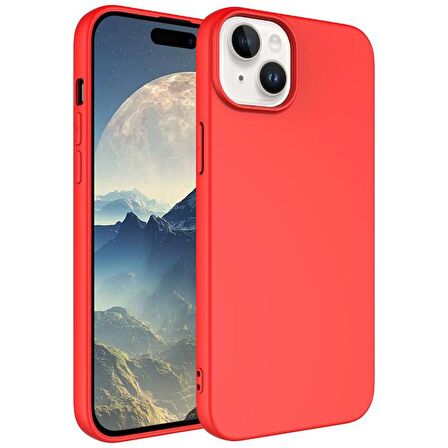 Apple İphone 15 Plus Kılıf LSR Lansman İçi Kadife Silikon Kapak