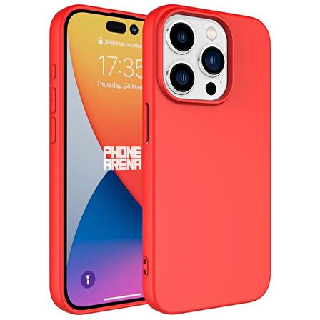 Apple iPhone 15 Pro Max Kılıf LSR Lansman İçi Kadife Silikon Kapak
