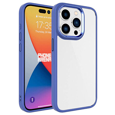Apple iPhone 15 Pro Max Kılıf Krom Kapak