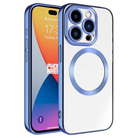 Apple iPhone 15 Pro Max Kılıf Magsafe Wireless Şarj Özellikli Setro Silikon