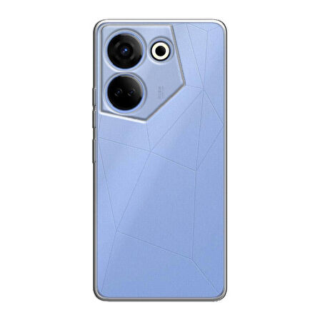 Tecno Camon 20 Pro 4G Kılıf Süper Şeffaf Silikon Kapak