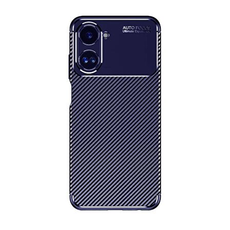 Realme 10 4G Kılıf Negro Karbon Görünümlü Silikon Kapak